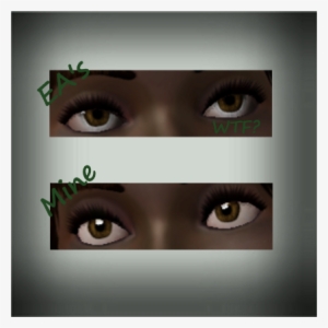 I Removed The Eye Texture From My Game For A Better - Sims 3 Eye Fix