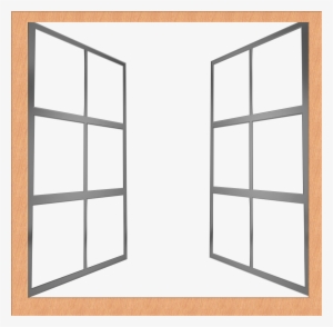 Window, Frame, Computer Art - Open Window Silhouette