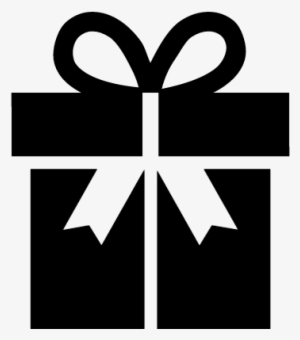 Gift Box With A Ribbon Vector - Icono De Regalo Png