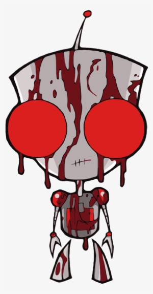 Pokeball Clipart Clip Art - Invader Zim Bloody Gir
