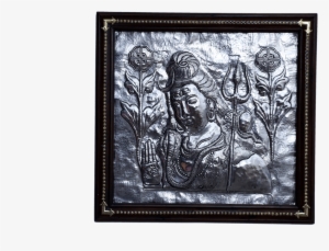 Buy Copper Art Vastu Lord Shiva With Wooden Frame Online - Art
