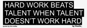 Hard Work Talent Bw - Mental Health Diagnostic Classifications