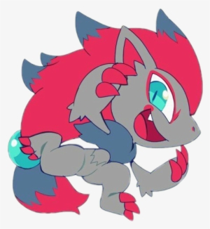 Popular And Trending Zoroark Human Form Stickers On - Zoroark Chibi