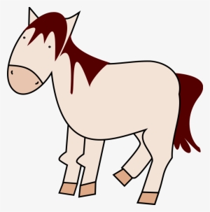 Free To Use Public Domain Animals Clip Art - Custom Brown Horse Shower Curtain