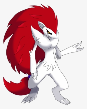 Sugimori Kaiserin Zoroark By Kaizerin On Deviantart - White Zoroark Art