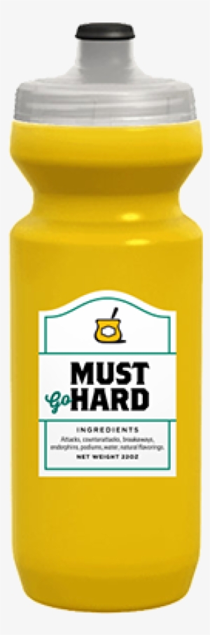 Must Go Hard Water Bottle - Spurcycle Water Bottle Must Hard