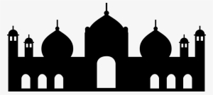 Png File Svg - Badshahi Mosque Silhouette Png