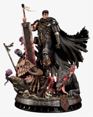 43" Berserk Statue Guts The Black Swordsman - First 4 Figures Guts
