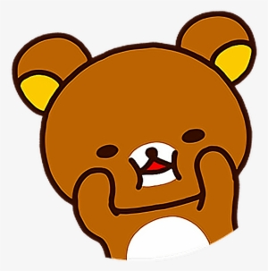 Rilakkuma Oso Osito Bear Freetoedit - Stickers Kawaii Png - 1024x1024 ...