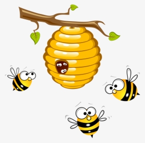 Honey Beehive Clip Art Transprent Png Free - Bee Clip Art