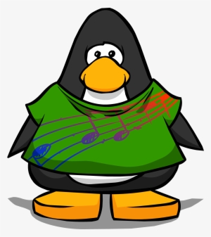 Sound Wave T-shirt From A Player Card - Club Penguin