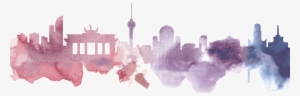 Skyline Berlin Watercolour - Skyline