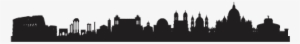 Rom Skyline Wall Decal - Skyline Wallpaper Png