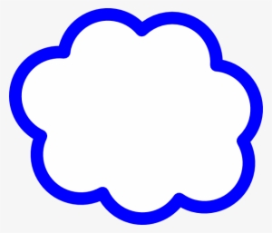 Blue Cloud Clip Art At Clker - Cloud Clip Art