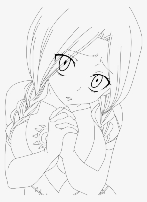 Flare Corona Line Art By Tallguy94 On Deviantart - Line Art Fairy Tail Girl