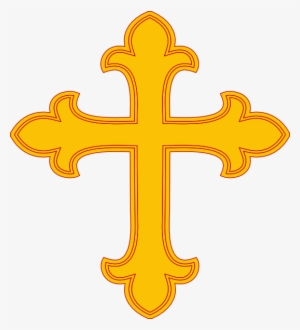 Gold Cross 3 Clip Art At Clker - Baptism Cross