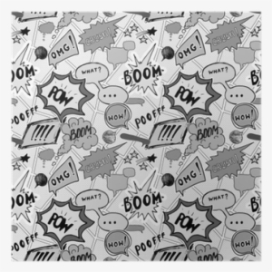 Seamless Pattern Background With Handdrawn Comic Book - Comic Book