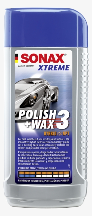 Sonax Xtreme Polish Wax 3 Hybrid Npt - Sonax Xtreme Polish And Wax 3 Nano Pro (250ml)