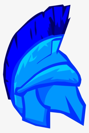 Blue Roman Helmet - Roman Helmet Club Penguin