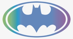 Batman Gradient Bat Logo Men's V Neck T Shirt - Superheroes Logo Black And White