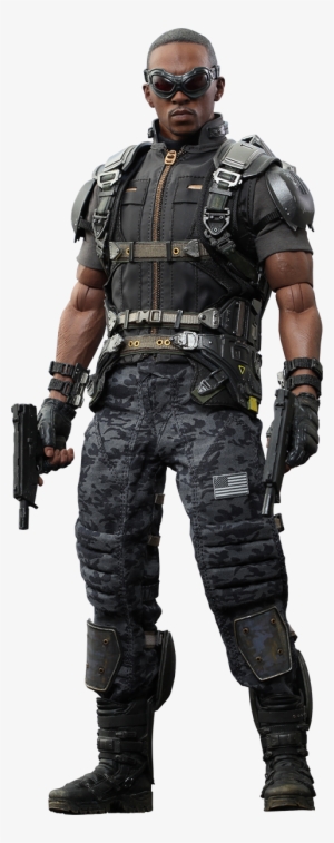 Captain America The Winter Soldier Png Free Stock - Falcon Marvel Sixth Scale Figure