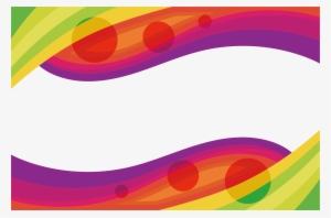Rainbow Color Transprent Free - Color Border Design Png