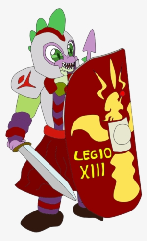 Lycanianspike, Helmet, Legionary, Legio Xiii, Older, - Shield