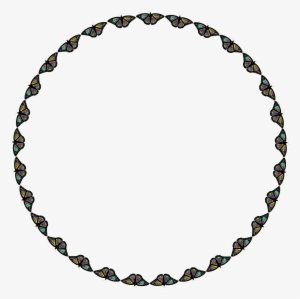 Jagged Edge Circle Transparent
