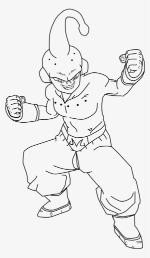 Pin Majin Buu Colouring Pages Tattoo Pictures - Kid Buu Coloring Pages