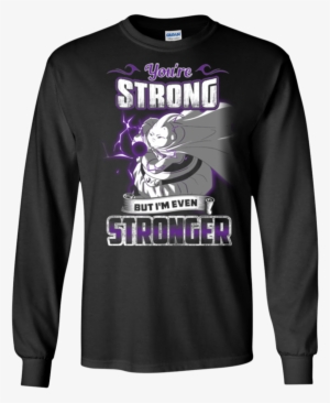 Majin Buu T Shirt You're Strong But I'm Even Stronger - Mickey Mouse Mens Long Sleeve