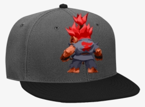 Snapback Flat Bill Hat - Osaka Snapback Flat Black Canvas