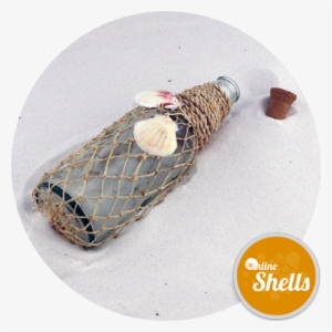 Desert Island Message Bottle - Online Shells