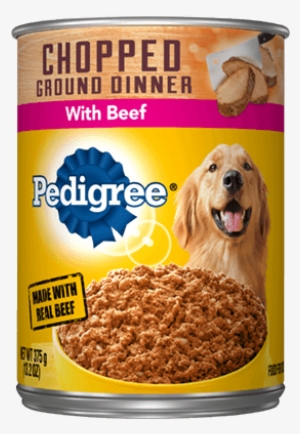 Pedigree Chopped Ground Dinner Beef - Pedigree Dog Can Food