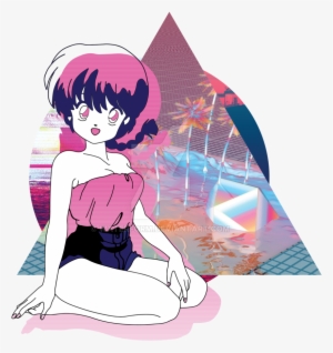 Vaporwave Clipart Transparent Artz Pinterest Vaporwave - Ranma 1 2 Vaporwave