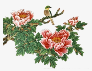Fl-112 - Chinese Peonies Flower Png