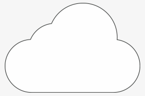 Drawing Cloud 107 - Patron Nuage A Imprimer