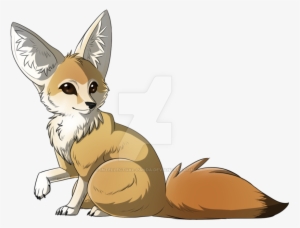 Image Transparent Download By Rookatt On Deviantart - Fennec Fox Drawing