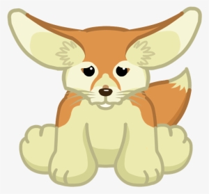 Fennec Fox Transparent Background - Dog Cartoon Clear Background