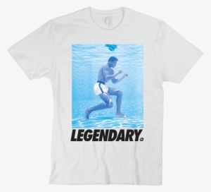 Legendary Direct To Garment Shirt Muhammad Ali Training - Muhammad Ali Underwater Poster Print (24 X 36)