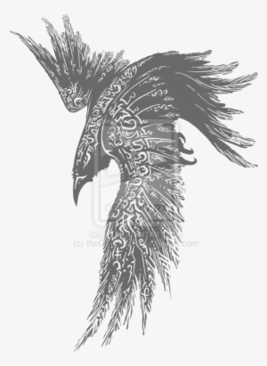 Download Transparent Danesharacmc Com - Celtic Raven Tattoos