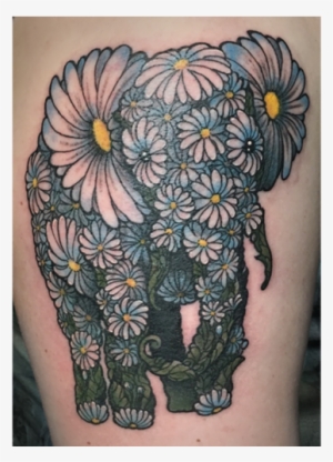 Rebeka Maine Tattoo Artist Elephant Daisy