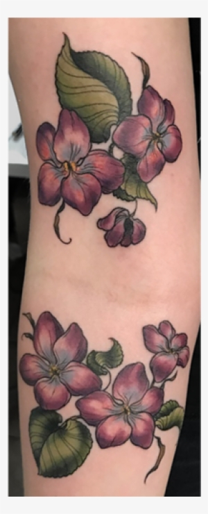 Rebeka Maine Tattoo Artist Plum Violet Flowers