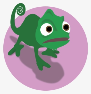 Chameleon Clipart Tangled - Pascal Tangled