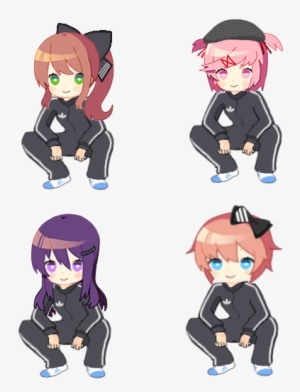 Edited Mediasome Slavic Chibis For Slavic - Doki Doki Literature Club!