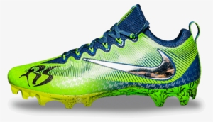 Courtesy Seahawks - Com - Russell Wilson Cleats 2018