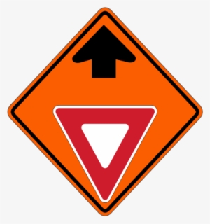 W3-2 Yield Ahead - Low Clearance Road Sign