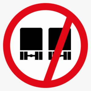 Overtaking By Goods Vehicle Prohibited Sign - No Overtaking