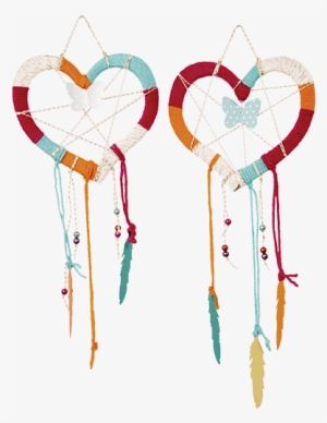 Crafting Dream Catcher Hearts - Illustration