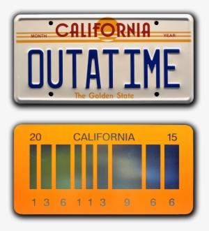 Back To The Future <br />two - Back To The Future License Plate