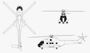 Aérospatiale Sa 330 Puma Blueprint - Aérospatiale Sa 330 Puma